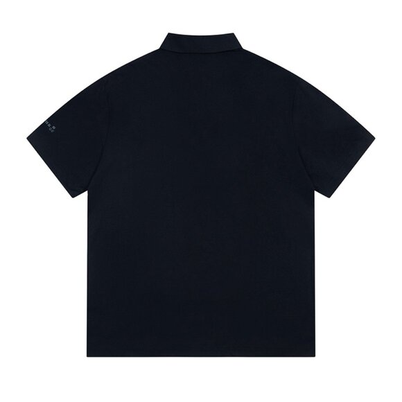 Black Lapel Polo Shirt Kolon Sport - Picture 2 of 4